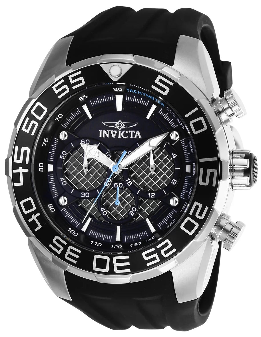 Invicta Men's 26314 Speedway Quartz Multifunction Black, Silver Dial Watch
