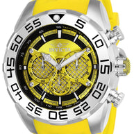 Invicta Men's 26298 Speedway Quartz Multifunction Black, Yellow Dial Watch