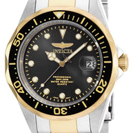 Invicta Men's 17049 Pro Diver Quartz 3 Hand Black Dial Watch