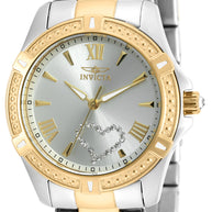 Invicta Lady 20323 Angel Quartz 3 Hand White, Silver Dial Watch