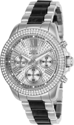 Invicta Women's 20510 Angel Quartz Multifunction Silver Dial Watch
