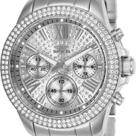 Invicta Women's 20510 Angel Quartz Multifunction Silver Dial Watch