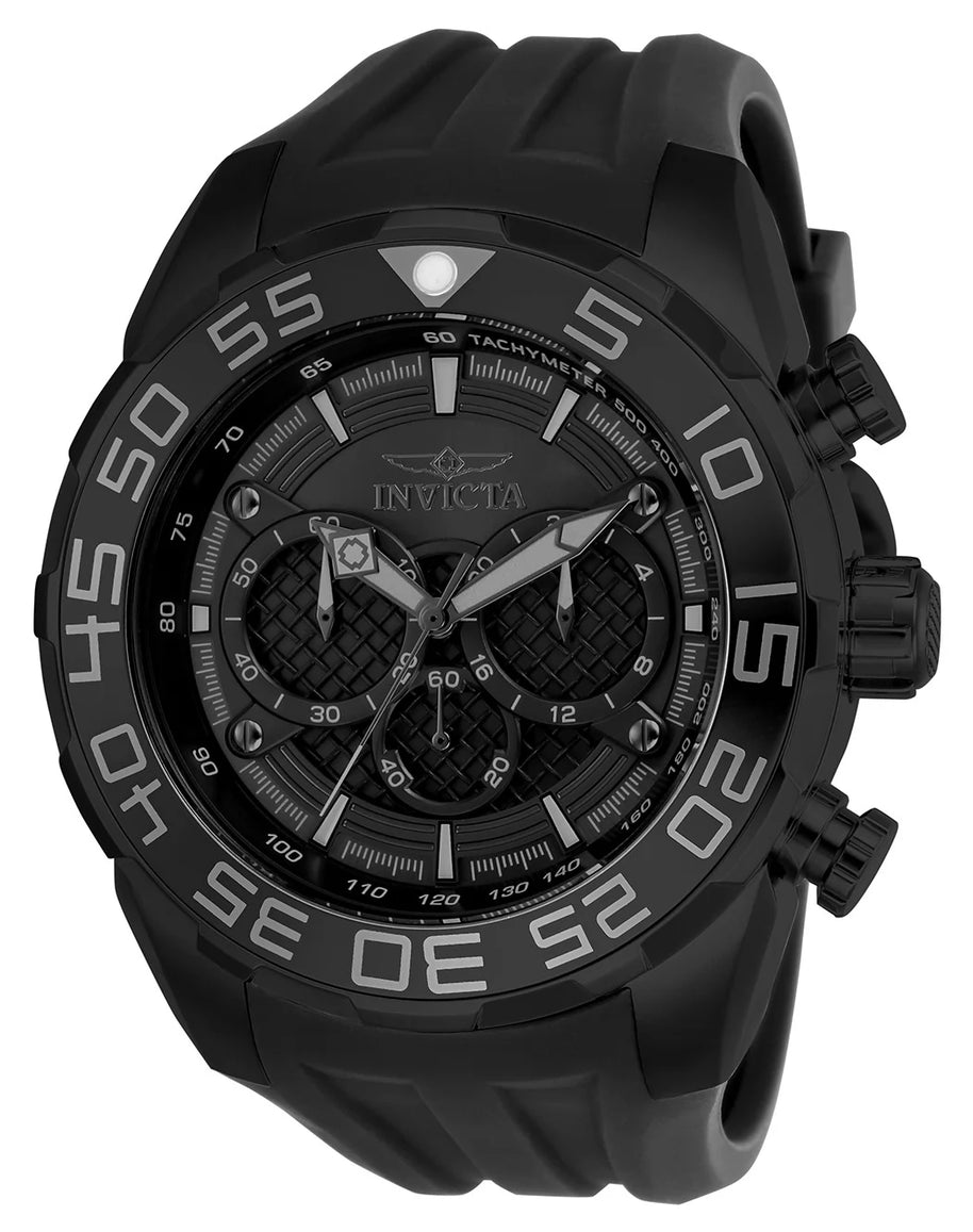 Invicta Men's 26309 Speedway Quartz Multifunction Black Dial Watch
