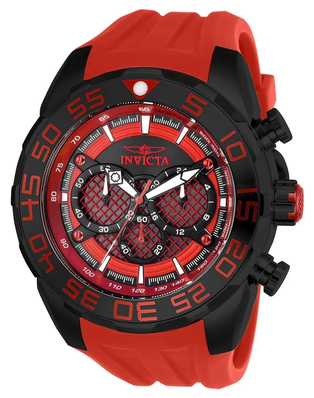 Invicta Men's 26310 Speedway Quartz Multifunction Black, Red Dial Watch