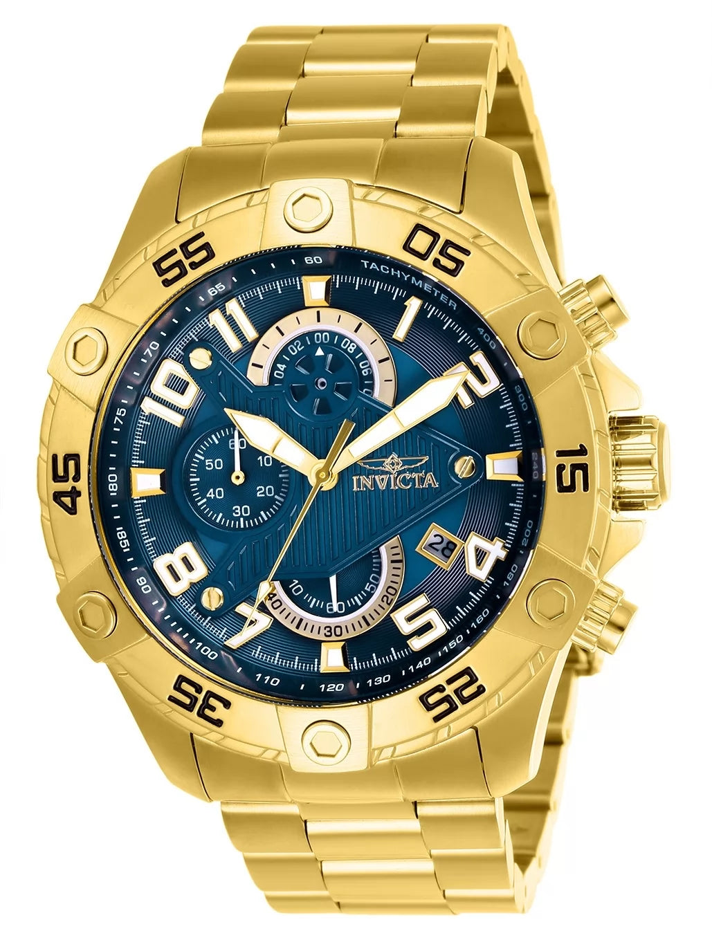 Invicta Men's 26095 S1 Rally Quartz Multifunction Blue Dial Watch