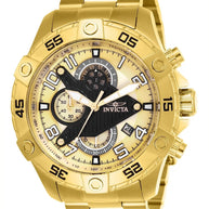 Invicta Men's 26098 S1 Rally Quartz Multifunction Gold Dial Watch