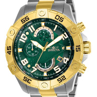 Invicta Men's 26099 S1 Rally Quartz Multifunction Green Dial Watch