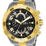 Invicta Men's 26100 S1 Rally Quartz Multifunction Black Dial Watch