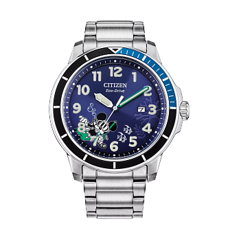 Citizen Sport AW1529-81W Blue Dial Stainless Steel Men's Watch