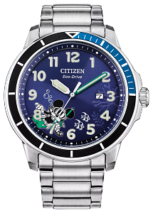 Citizen Sport AW1529-81W Blue Dial Stainless Steel Men's Watch
