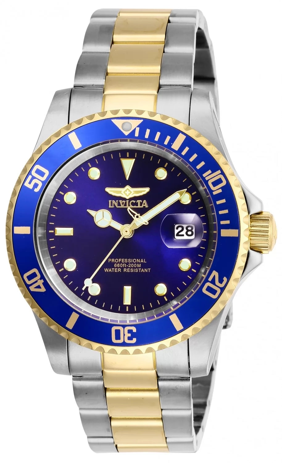 Invicta Men's 26972 Pro Diver  Quartz 3 Hand Blue Dial Watch