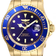 Invicta Men's 26974 Pro Diver Quartz 3 Hand Blue Dial Watch