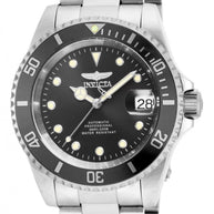Invicta Men's 17044 Pro Diver Automatic 3 Hand Black Dial Watch