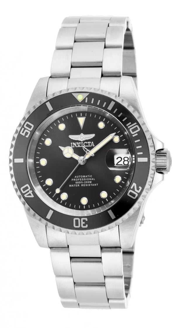 Invicta Men's 17044 Pro Diver Automatic 3 Hand Black Dial Watch