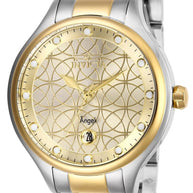 Invicta Women's 27435 Angel Quartz 3 Hand Gold Dial Watch
