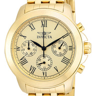 Invicta Women's 21654 Specialty Quartz Chronograph Gold Dial Watch