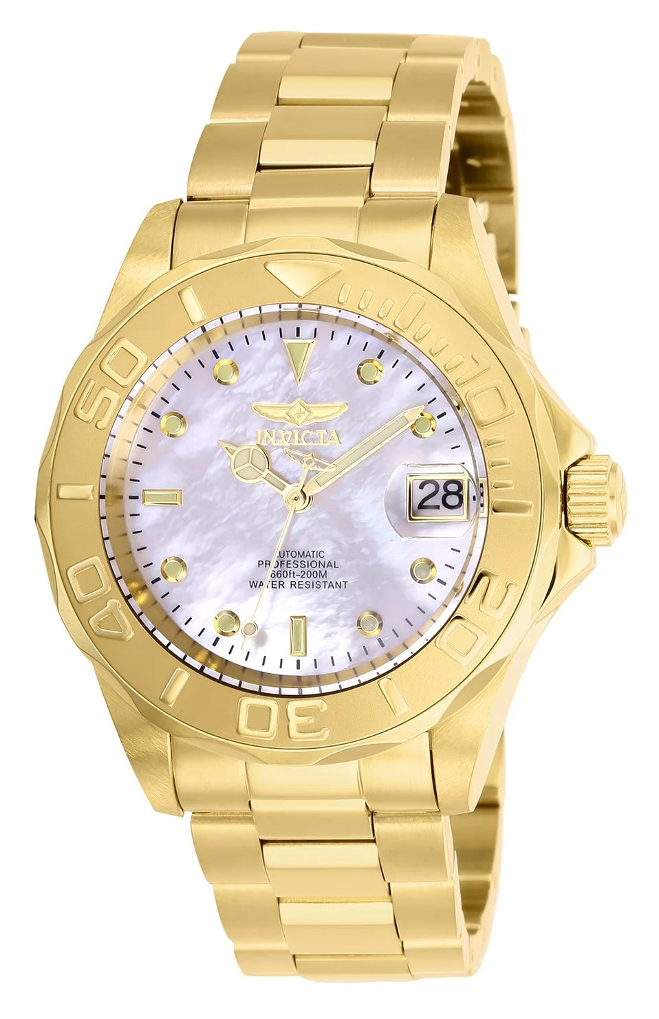 Invicta Men's 28694 Pro Diver Automatic 3 Hand White Dial Watch