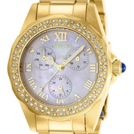 Invicta Women's 28438 Angel Quartz 3 Hand White Dial Watch