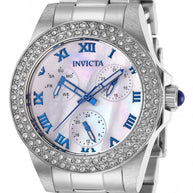Invicta Women's 28479 Angel Quartz 3 Hand White Dial  Watch