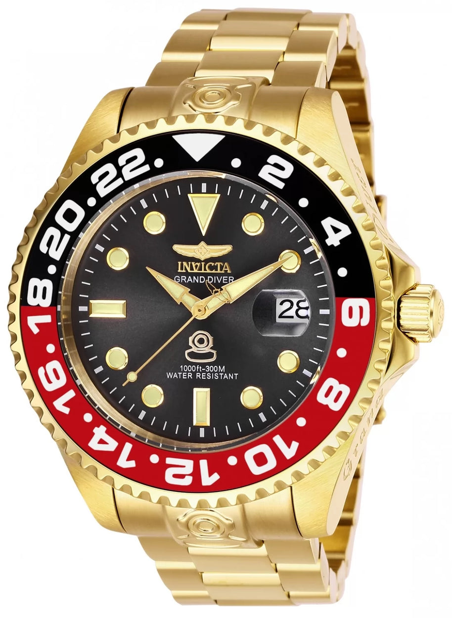 Invicta Men's 27970 Pro Diver Automatic 3 Hand Charcoal Dial Watch