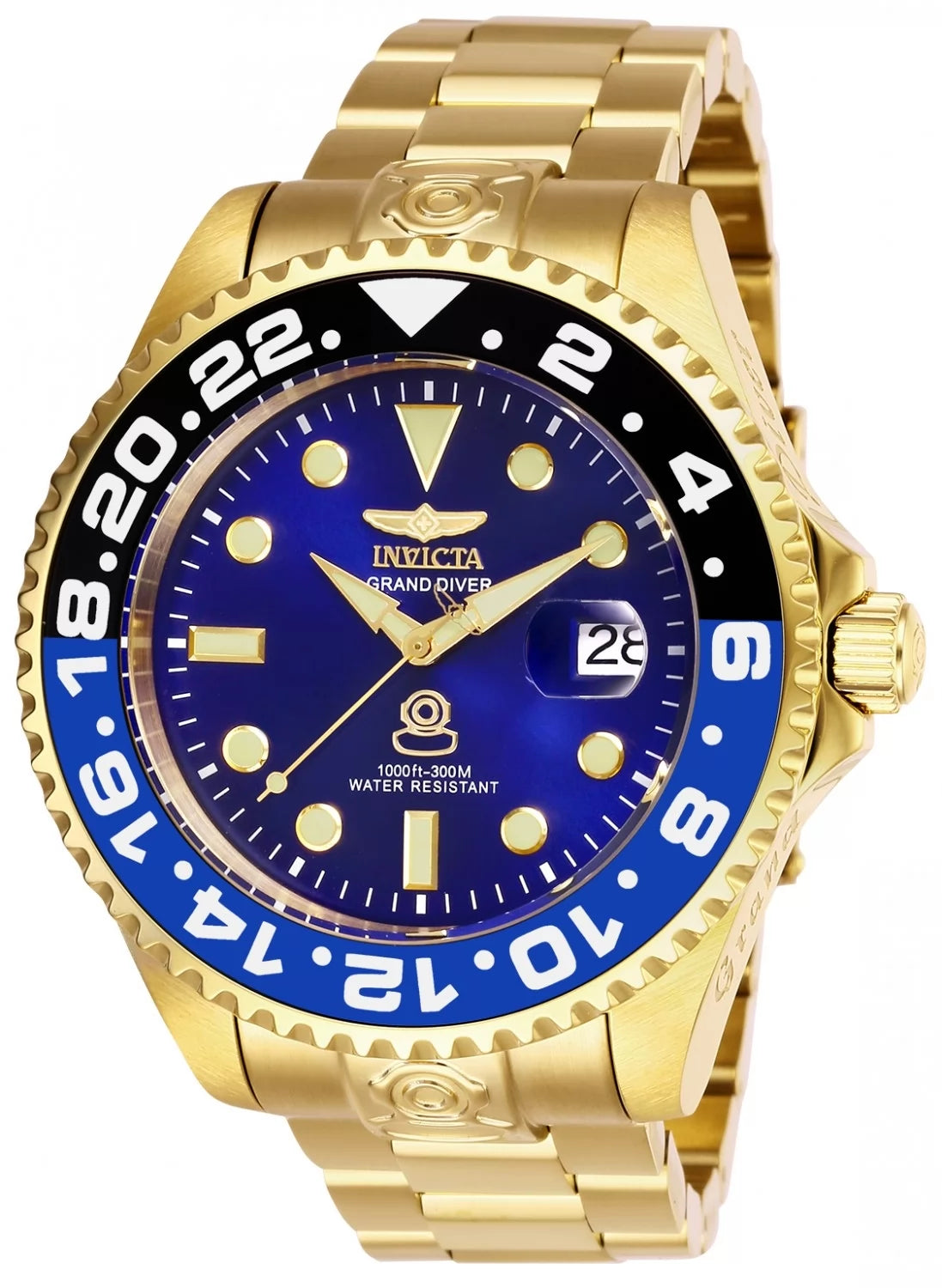 Invicta Men's 27971 Pro Diver Automatic 3 Hand Blue Dial Watch