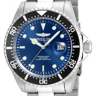 Invicta Men's 22054 Pro Diver Quartz 3 Hand Blue Dial Watch