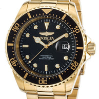 Invicta Men's 22062 Pro Diver Quartz 3 Hand Black Dial Watch