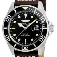 Invicta Men's 22069 Pro Diver Quartz 3 Hand Black Dial Watch