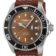 Invicta Men's 22070 Pro Diver Quartz 3 Hand Brown Dial Watch