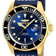 Invicta Men's 22076 Pro Diver Quartz 3 Hand Blue Dial Watch