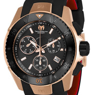 Technomarine Men's TM-616005 UF6 Quartz Black Dial Watch