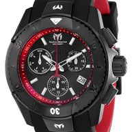 Techomarine Men's TM-616002 UF6 0 Quartz Chronograph Red, Black Dial Watch