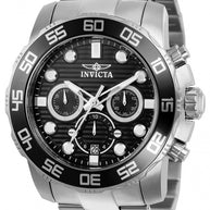 Invicta Women's 22226 Pro Diver Quartz Chronograph Black Dial Watch