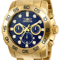 Invicta Men's 22228 Pro Diver Quartz Chronograph Blue Dial Watch
