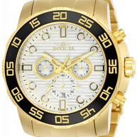 Invicta Men's 22229 Pro Diver Quartz Chronograph Silver Dial Watch