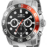 Invicta Men's 22230 Pro Diver Quartz Chronograph Charcoal Dial Watch