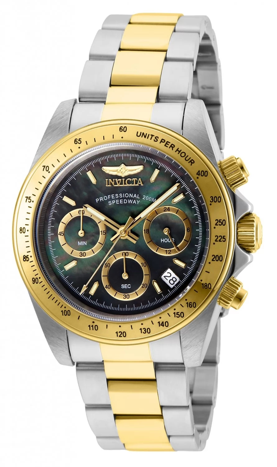 Invicta Men's 28667 Speedway Quartz Chronograph Black Dial Watch