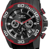 Invicta Men's 22310 Pro Diver Quartz Chronograph Black Dial Watch