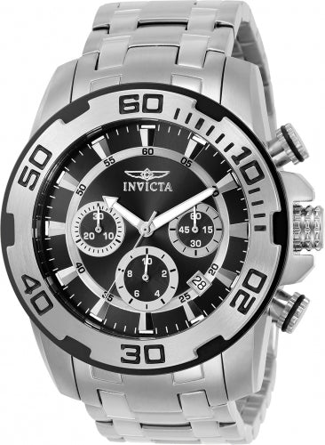 Invicta Men's 22318 Pro Diver Quartz Chronograph Black Dial Watch