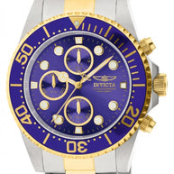 Invicta Men's 1773 Pro Diver  Quartz Chronograph Blue Dial Watch