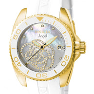 Invicta Women's 0488 Angel Cellestial Quartz 3 Hand White Dial Watch