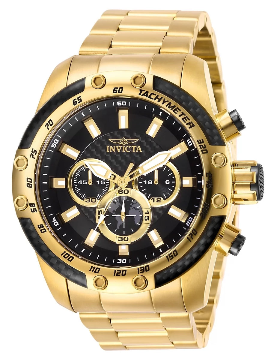 Invicta Women's 28658 Speedway Quartz Chronograph Black Dial Watch