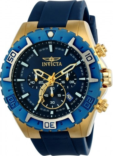 Invicta Men's 22525 Aviator Quartz Multifunction Blue Dial Watch