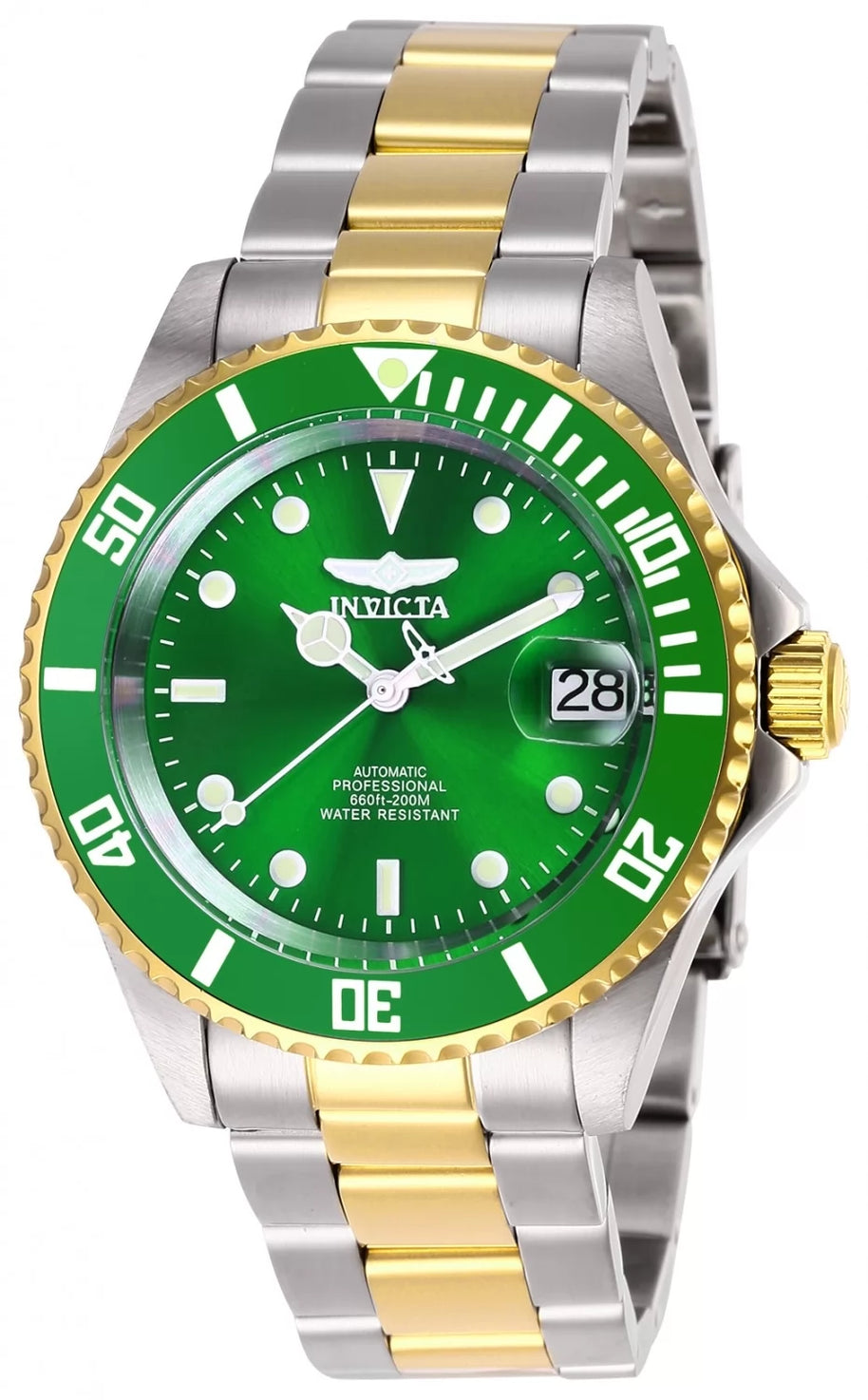Invicta Men's 28661 Invicta Connection Automatic 3 Hand Green Dial Watch
