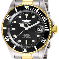 Invicta Men's 28663 Pro Diver Automatic 3 Hand Black Dial Watch