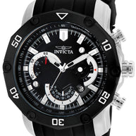 Invicta Men's 22797 Pro Diver Quartz 3 Hand Black Dial Watch