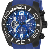 Invicta Men's 22812 Pro Diver Quartz 3 Hand Blue Dial Watch