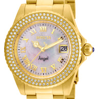 Invicta Women's 22875 Angel Quartz 3 Hand White Dial Watch