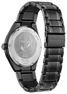 Citizen AW2045-57W Star Wars™ The Mandalorian™ Eco-Drive Black Stainless Steel Men's Watch