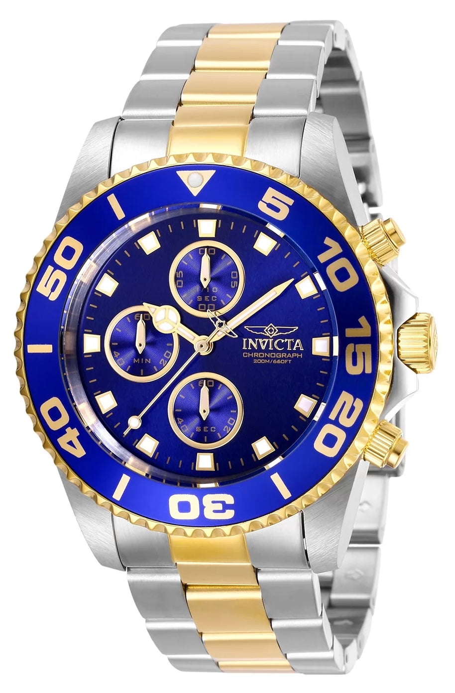 Invicta Men's 28692 Pro Diver Quartz Multifunction Blue Dial Watch